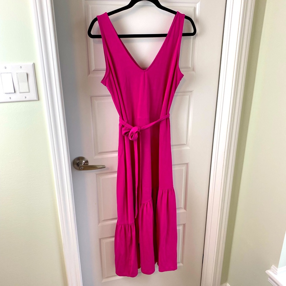 Flowing Magenta Summer Dress